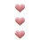 3Pcs Heart Design Pink Car Perfume Clip Solid Aromatherapy Diffuser 8