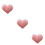 3Pcs Heart Design Pink Car Perfume Clip Solid Aromatherapy Diffuser 9