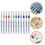 36Pcs Ergonomic Acrylic Paint Pens Water Based Quick Drying Markers 9