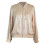 Leichte, langärmlige Damen-Metalljacke mit Reißverschluss 5
