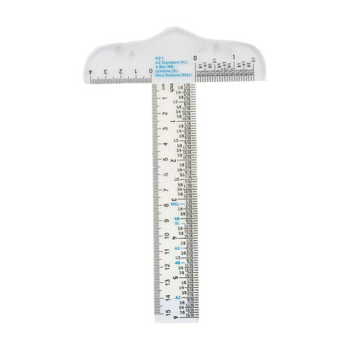 Transparent T-Square Ruler Drafting Tool for Engineering and Architectural Drawing, Clear Plastic T Square for Beginners, Students and Artists 1