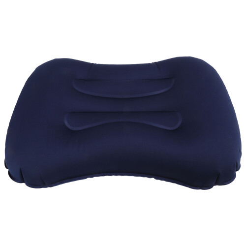 Auto Inflation Foldable Travel Pillow Dark Blue