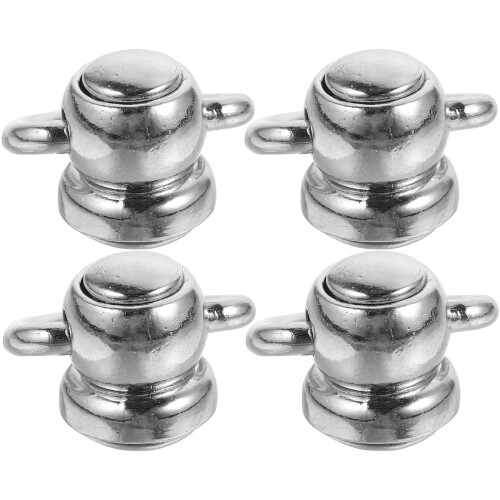 8Pcs Lightweight Silver D Rings Rivets for Bags and Repairs 1