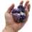 Nvzi Ακατέργαστες πέτρες και κρύσταλλα αμέθυστου, φυσικές συστάδες κρυστάλλων, 7