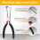 3PCS Electrical Disconnect Pliers Connector Separator Set Terminal Removal Tool 4