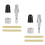 FEAMOS Reliability Bicycles Adapter Set Convenient Flexible Bike Adapter For Various Types 5