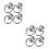 8Pcs Lightweight Silver D Rings Rivets for Bags and Repairs 8