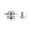 8Pcs Lightweight Silver D Rings Rivets for Bags and Repairs 9