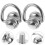 8Pcs Lightweight Silver D Rings Rivets for Bags and Repairs 10