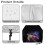 Turtle Print Toaster Cover 2 Slice, Adjustable Waterproof Bread Machine Protector with Drawstring, Dustproof Kitchen Small Appliance Cover 8