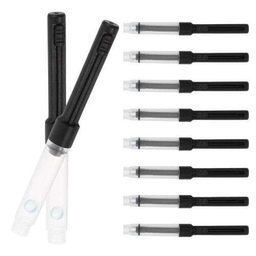 40Pcs Plastic Fountain Pen Ink Converters Easy Replacement Multi Color 1