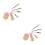 2Sets Pink Mini Makeup Brush Set with Case Soft Portable Beauty Tools 8