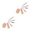 2Sets Pink Mini Makeup Brush Set with Case Soft Portable Beauty Tools 9