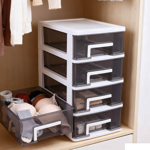 Storage Cabinet Plastic Five Layer Drawer Type 1Set 12.3X8.4X6In 2