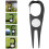 4Pièces Fourche Divot Golf En Métal Noir 10