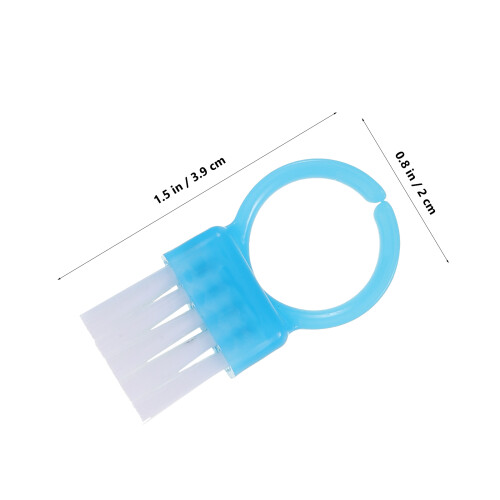 100pcs Nail Practicing Brush Hand Brush For Nails Blue 1