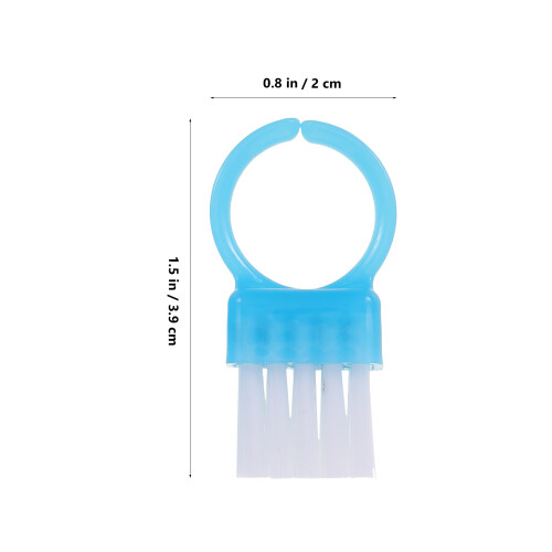100pcs Nail Practicing Brush Hand Brush For Nails Blue 2