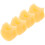12Pcs Durable Yellow Silicone Clarinet Finger Rest Thumb Pad 3