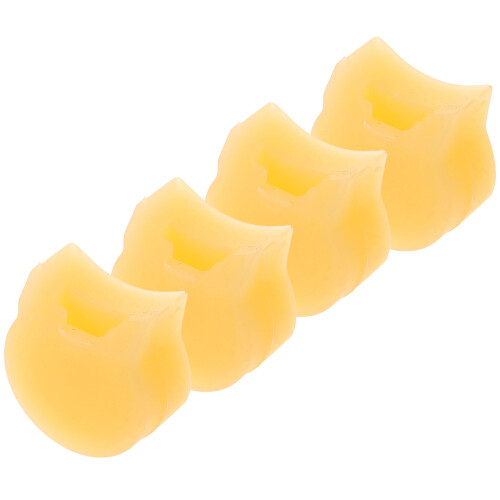 12Pcs Durable Yellow Silicone Clarinet Finger Rest Thumb Pad 2
