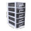 Storage Cabinet Plastic Five Layer Drawer Type 1Set 12.3X8.4X6In 4