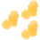 12Pcs Durable Yellow Silicone Clarinet Finger Rest Thumb Pad 7