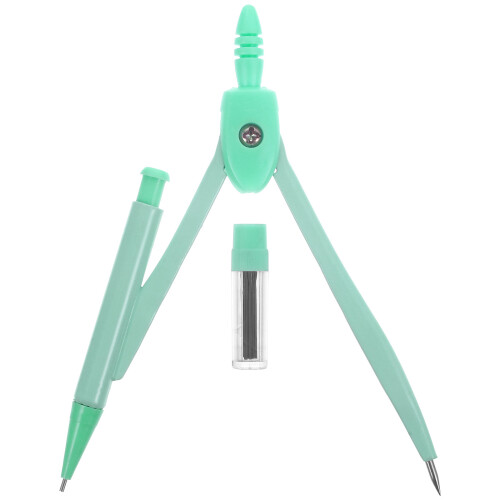 4Ensembles Compas Portable Vert Métal Pour Art, Maths Et Bricolage 1