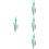 4Ensembles Compas Portable Vert Métal Pour Art, Maths Et Bricolage 7