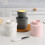 Ceramic Butter Dish 350ml Butter Storage Container Cylindrical Cheese Box Kitchen Accessories 5