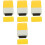 4Pcs Portable Confidential Roller Stamp for Identity Theft Protection 4