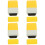 4Pcs Portable Confidential Roller Stamp for Identity Theft Protection 6