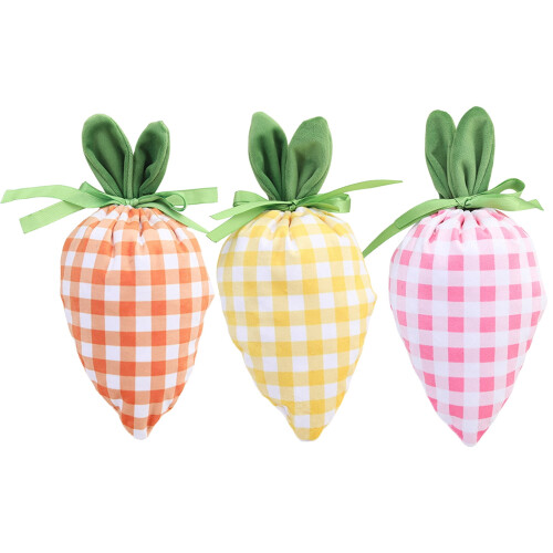Carrot Easter Gift Bags with Drawstring 12 pcs 2