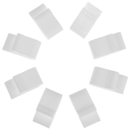 32Pcs White Silicone Pan Lid Lifters Heat-Resistant Protector Clips 1