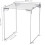 Neudeco Pack 2 Mesh Locker Shelf – Stackable, Collapsible, Metal Mesh, Fits Standard Lockers, for School/Work/Kitchen/Bathroom (White) 2