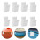 32Pcs White Silicone Pan Lid Lifters Heat-Resistant Protector Clips 10