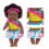 Black Baby Doll Realistic Soft 30 cm 7