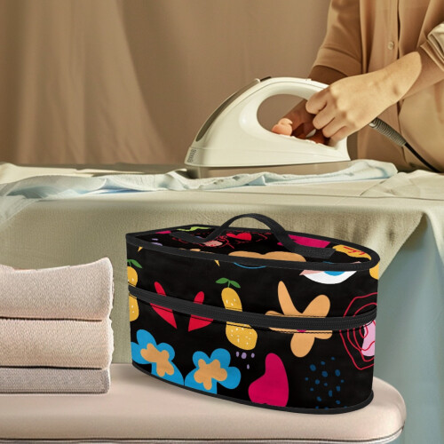 Abstract Doodles Polyester Handheld Travel Steamer Bag, Bag Only 1