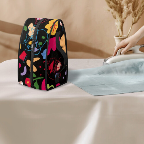 Abstract Doodles Polyester Handheld Travel Steamer Bag, Bag Only 2
