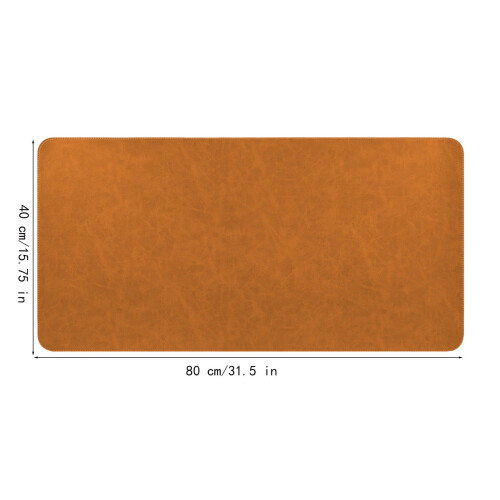 Μεγάλο gaming mouse pad γραφείου, βάση φελλού 40x80cm με επιφάνεια από συνθετικό δέρμα, 2
