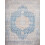 Layla Oriental Area Rug Blue Tangerine Distressed 2