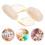 4Sets Ppsu Toddler Feeding Tools Beige Ergonomic Spoons and Forks Set 7