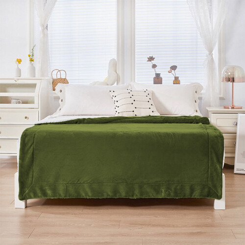 Lamb Wool Blanket 100x150cm Soft Fluffy Warm 2