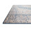 Layla Oriental Area Rug Blue Tangerine Distressed 4