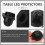 4Pièces Protections Pieds De Noir En Pour Mobilier 5