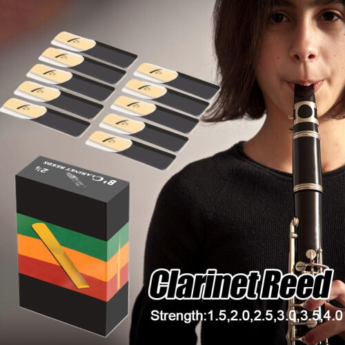 10 anches de clarinette Bb1.5/2.0/2.5/3.0/3.5/4.0 Force E3Z4 2
