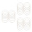 30Pcs Light Grey Mic Vibration Reducer Rubber Bands for Shock Mounts 5