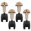 20Pcs Abs+iron Dog Cage Swivel Casters Replacement Wheels 2