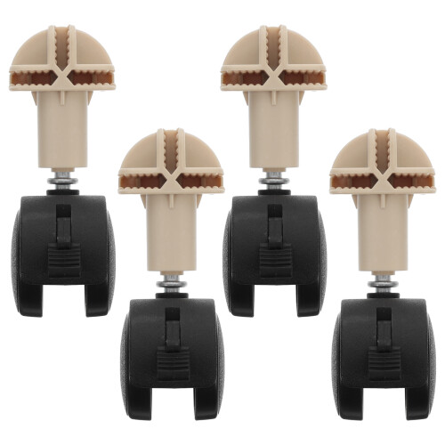 20Pcs Abs+iron Dog Cage Swivel Casters Replacement Wheels 1