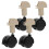 20Pcs Abs+iron Dog Cage Swivel Casters Replacement Wheels 3