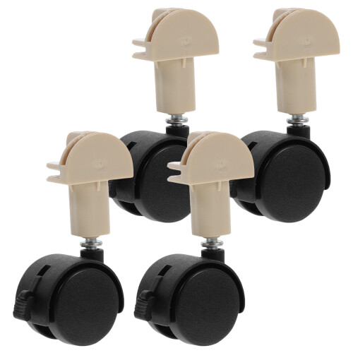20Pcs Abs+iron Dog Cage Swivel Casters Replacement Wheels 2