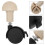 20Pcs Abs+iron Dog Cage Swivel Casters Replacement Wheels 9